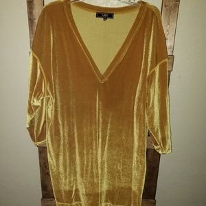 Velvet tunic